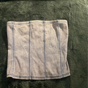 H&M Light Blue Tube Top